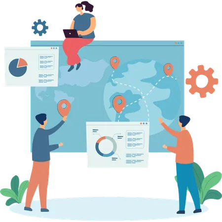 Gestion d'équipe commerciale  Illustration