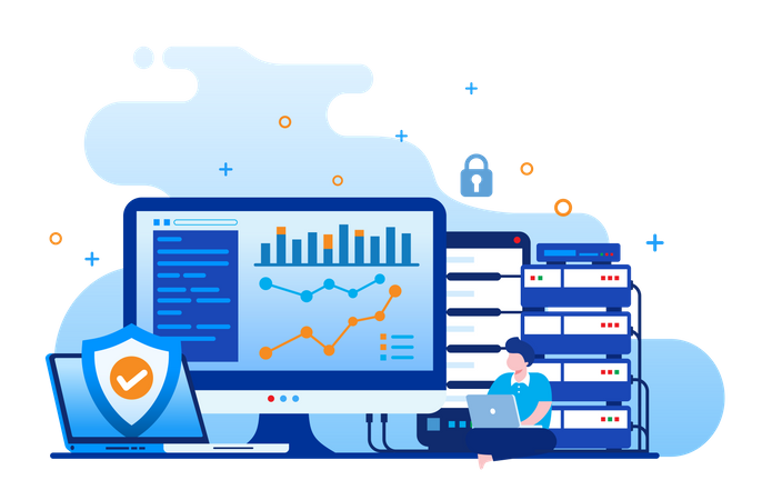 Gestión de base de datos  Ilustración