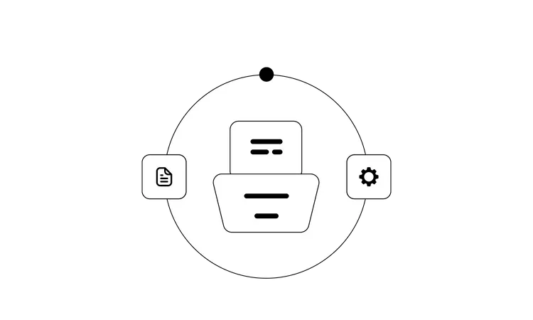 Gestion de documents  Illustration