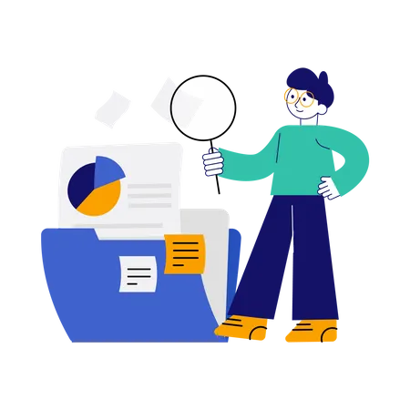 Gestion de documents  Illustration