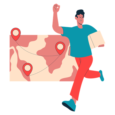 Gestion de la chaîne d'approvisionnement mondiale  Illustration