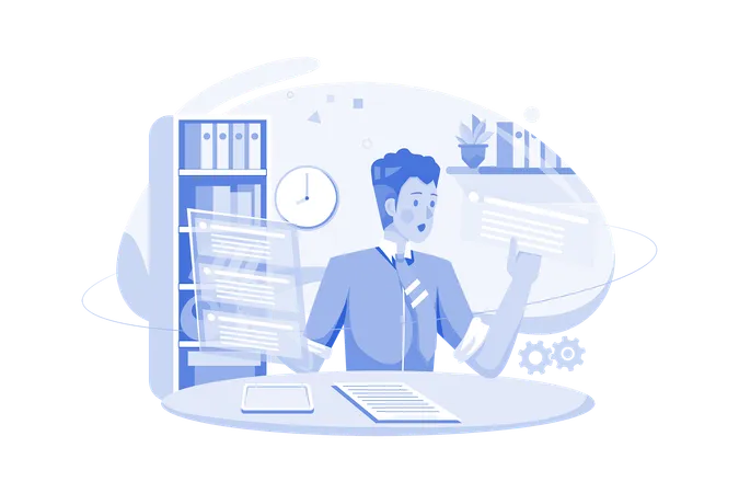 Administración de tareas  Illustration