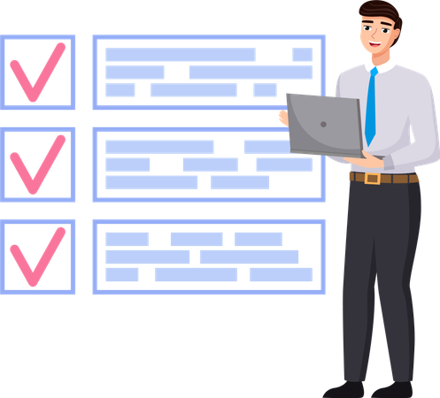 Administración de tareas  Ilustración