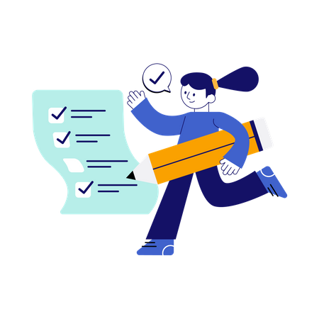 Administración de tareas  Ilustración