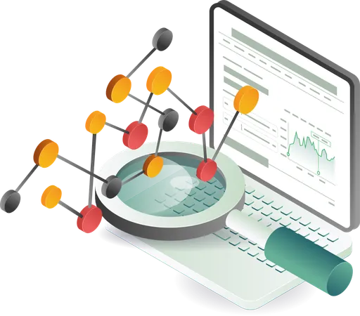 Gestión del desarrollo de datos empresariales  Illustration