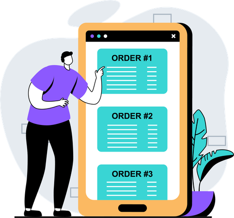 La gestion des commandes  Illustration