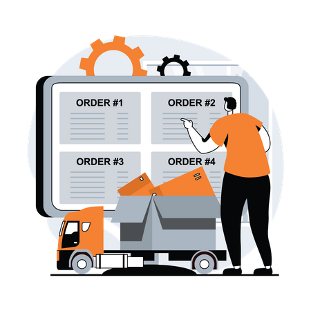 La gestion des commandes  Illustration