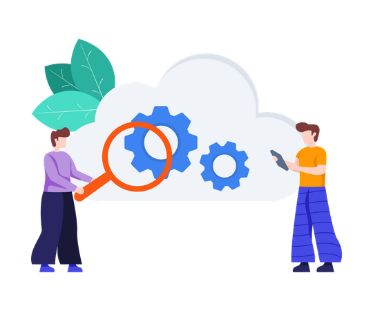 Gestion des données cloud  Illustration