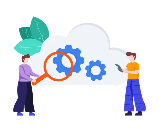 Gestion des données cloud  Illustration