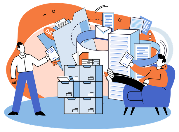 Gestion des mégadonnées  Illustration