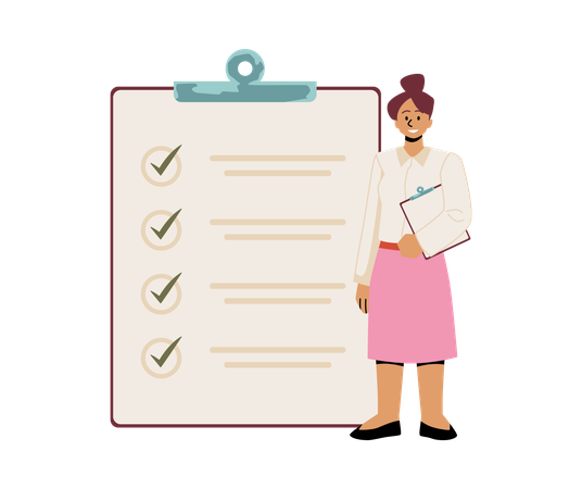 Gestion professionnelle des tâches  Illustration