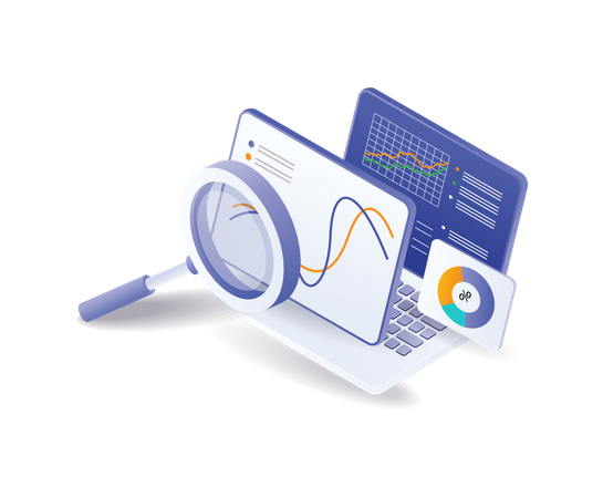 Données d'analyse du développement commercial de la gestion  Illustration