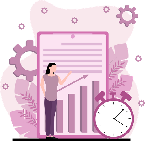 Gestion du temps professionnel  Illustration