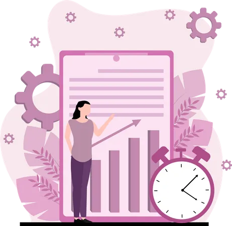 Gestion du temps professionnel  Illustration