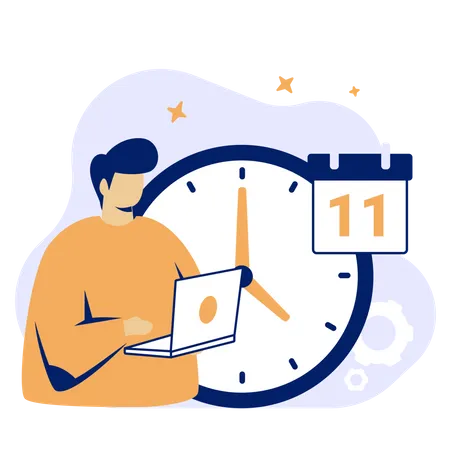 Gestion du temps  Illustration