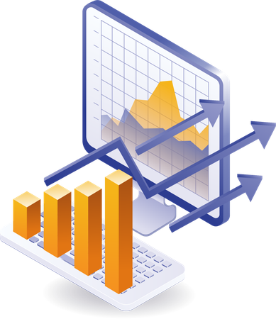 Analyse de la croissance des entreprises en matière de gestion technologique  Illustration