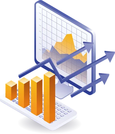 Analyse de la croissance des entreprises en matière de gestion technologique  Illustration