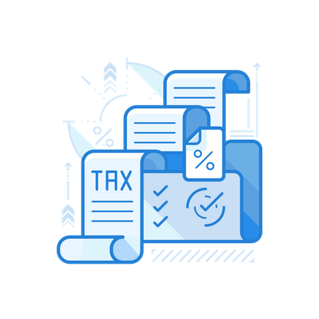 Gestione fiscale  Illustration