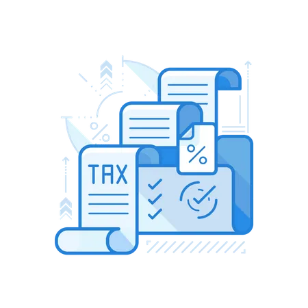 Gestione fiscale  Illustration