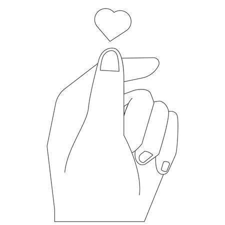 Gesto de amor  Ilustración