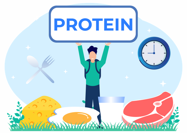 Gesundes Essen  Illustration