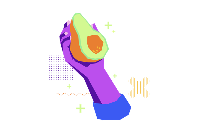 Gesundes Essen  Illustration