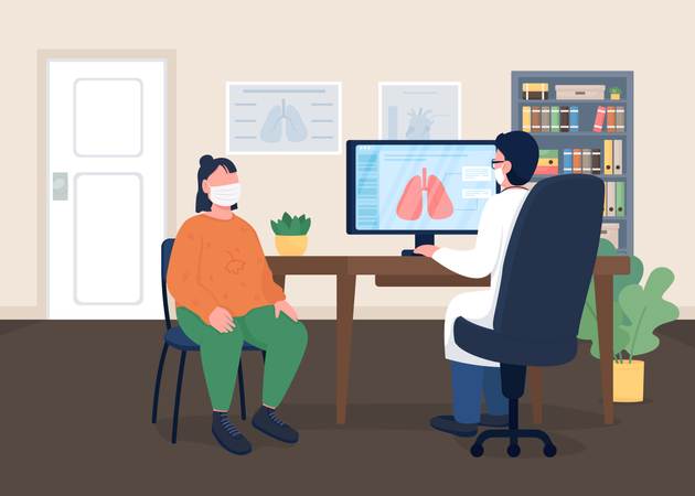 Gesundheits-Check  Illustration