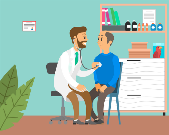 Gesundheits-Check  Illustration