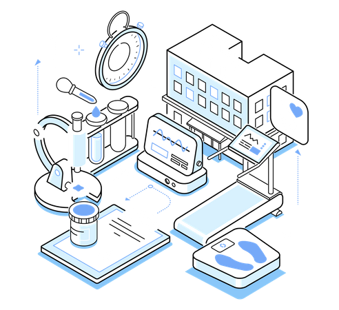 Gesundheits-Check  Illustration