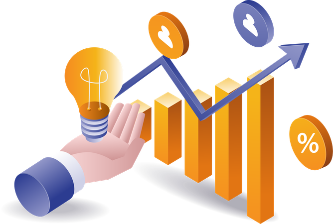 Get ideas for development  Illustration