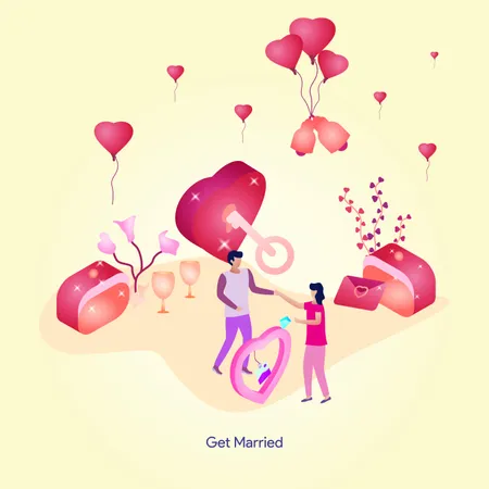 Get Married  Illustration