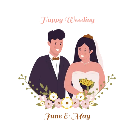 Wedding Invitation Illustration Concept Illustration For Website Landing Page Mobile App Poster And Banner Trendy Flat Vector Illustration Illustration