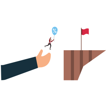 Getting support helps businesses grow and reach their goals successfully  Illustration