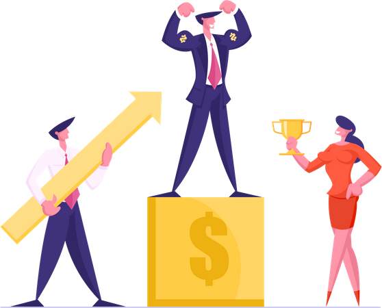 Gewinner des Business-Wettbewerbs  Illustration