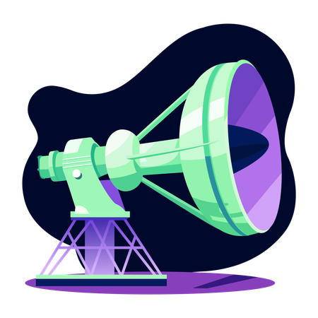 Giant Telescope  Illustration