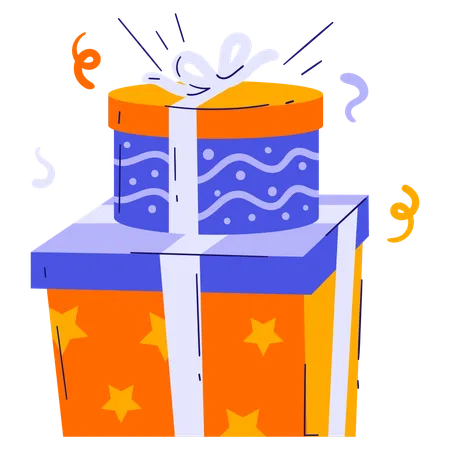 Gift boxes  Illustration