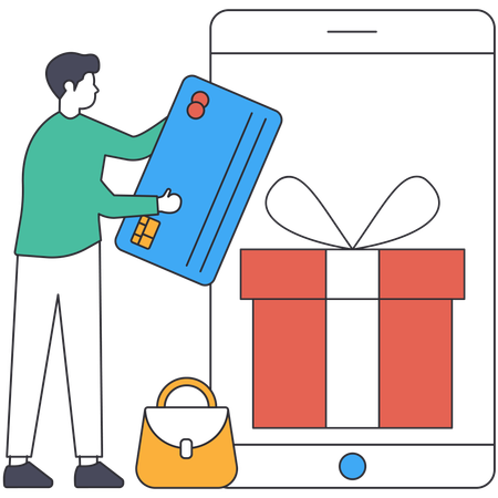 Gift Card  Illustration