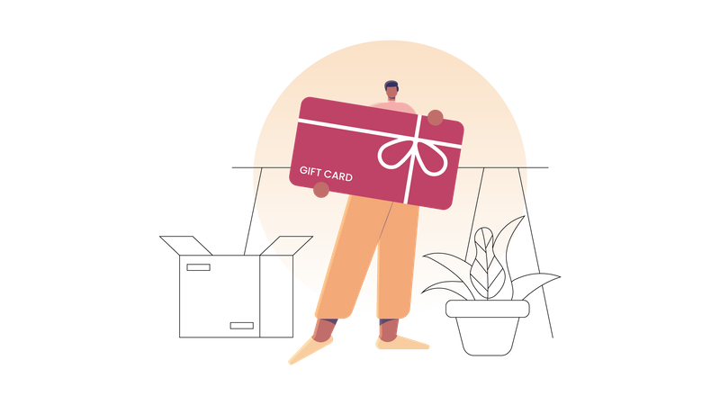 Gift card  Illustration