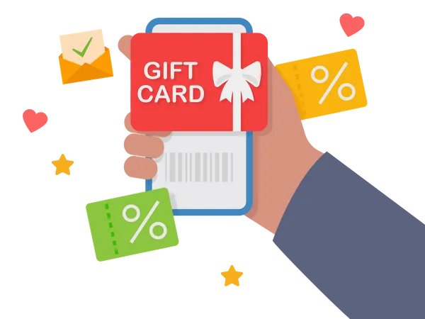 Gift card  Illustration