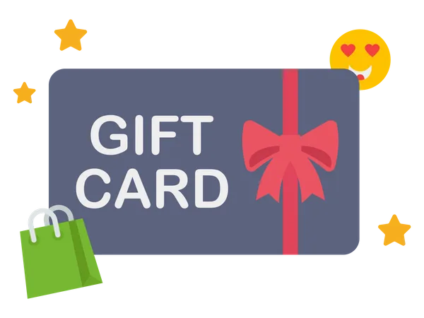 Gift Card Promotion  Illustration