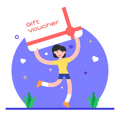 Gift Coupon  Illustration