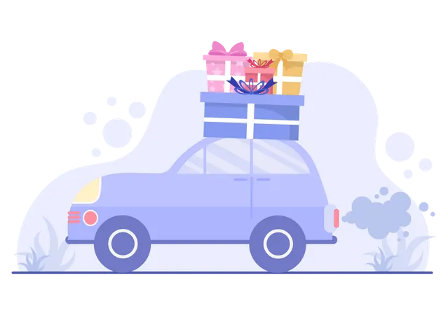 Gift Delivery Illustration