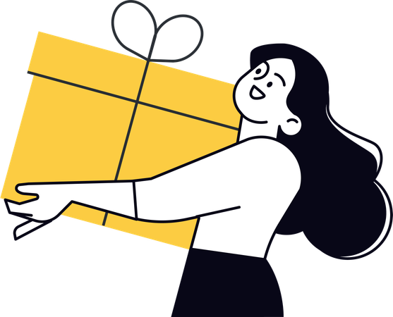 Gift delivery  Illustration
