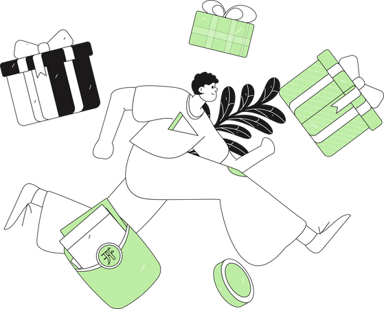 Gift Surprise  Illustration