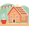 illustration gingerbread house