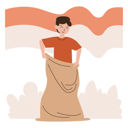 Giochi per il giorno dell'indipendenza  Illustration