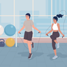 illustrations for jumping-rope