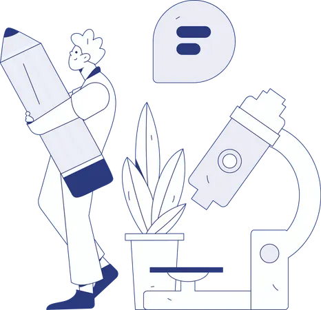 Girl and boy taking Online lecture  Illustration