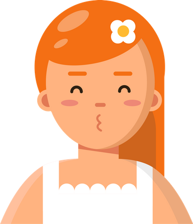 Girl Character  Illustration
