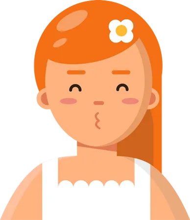 Girl Character  Illustration